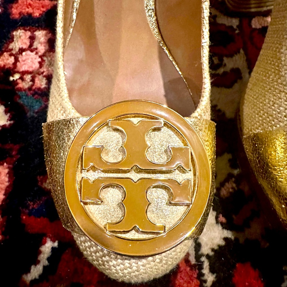 Tory Burch Canvas Platform Heels - image 1